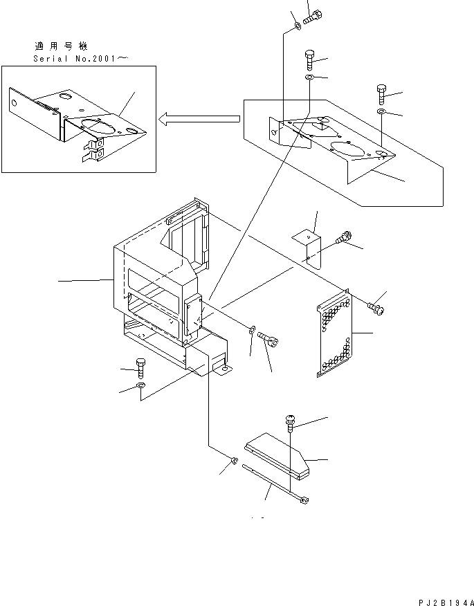 Dump Trucks Komatsu / HD405-6 S/N 1001-UP(hd405-6r) / CAB INTERIOR (TOE BOARD) (R.H.) (1/3)(#1055-)(151020 : 5731)