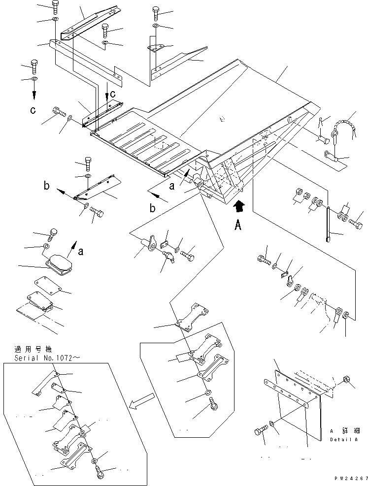 Dump Trucks Komatsu / HD405-6 S/N 1001-UP(hd405-6r) / DUMP BODY(210010 : 7001)