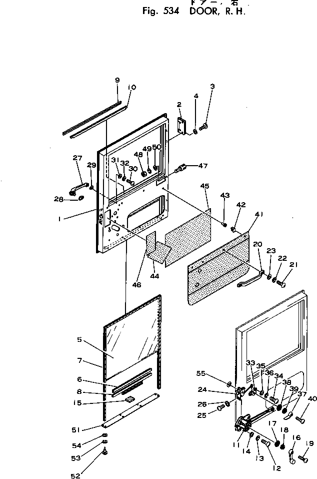 Dump Trucks Komatsu / HD460-1 S/N 1002-UP(hd460-1r) / DOOR ? R.H.(150150 : 534)