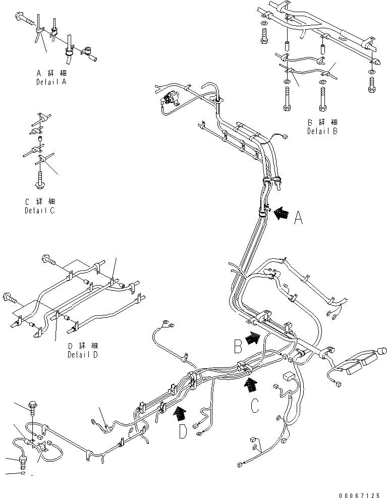 Komatsu parts book diagram for HD465-7R S/N 15001-15351 (W/O EGR): RADIATOR (ELECTRICAL SYSTEM)(#15025-)