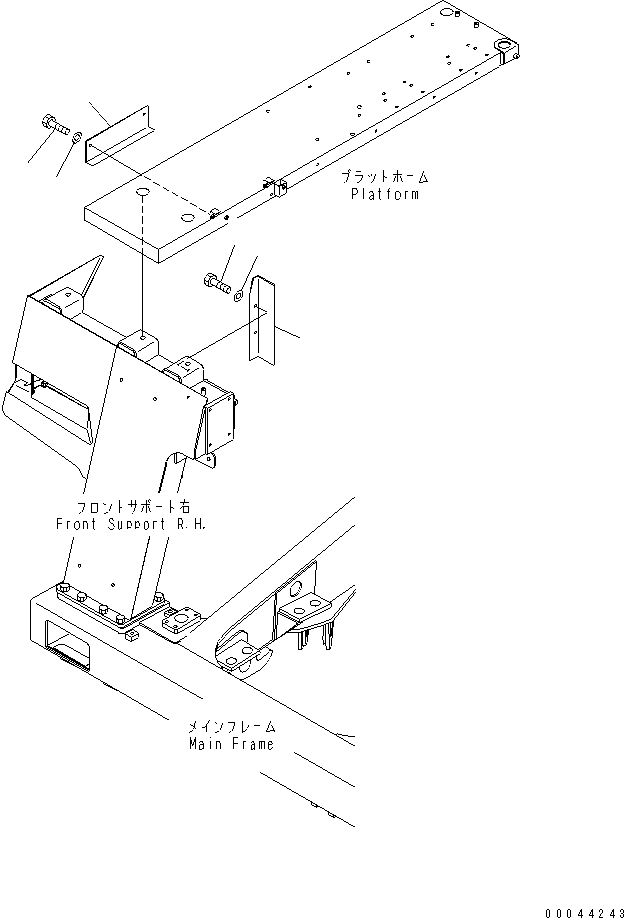 Komatsu parts book diagram for HD465-7R S/N 15001-15351 (W/O EGR): ELECTRICAL SYSTEM (MUD COVER)(#15025-)