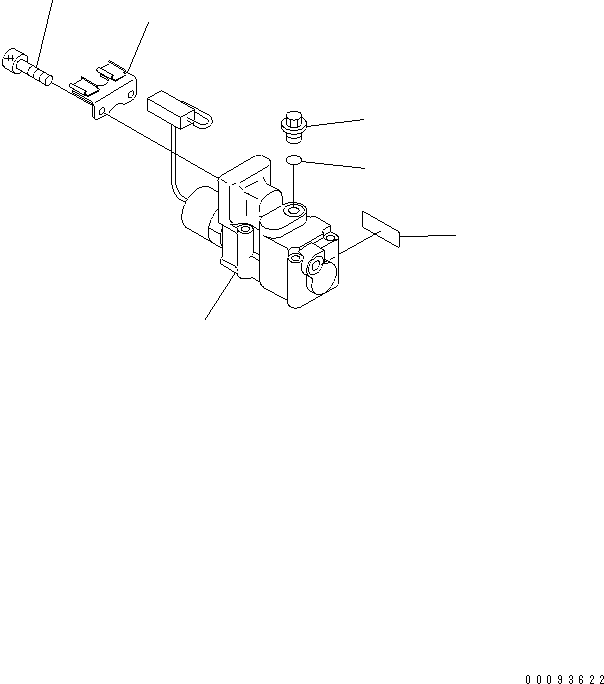 Komatsu parts book diagram for HD465-7R S/N 15001-15351 (W/O EGR): ECMV ASS'Y (2/3)(#15001-)