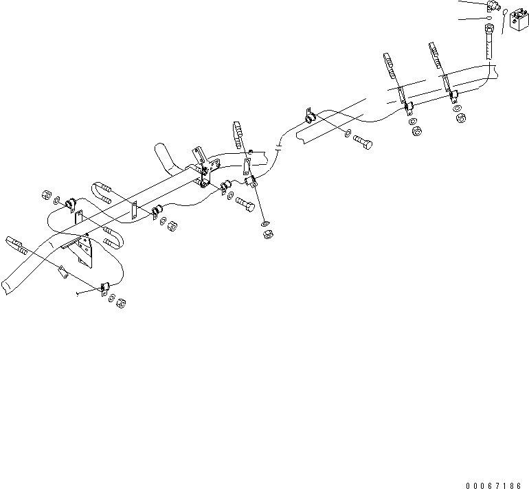 Komatsu parts book diagram for HD465-7R S/N 15001-15351 (W/O EGR): HYDRAULIC TANK (STEERING OIL COOLER RELATED PARTS)(#15025-)