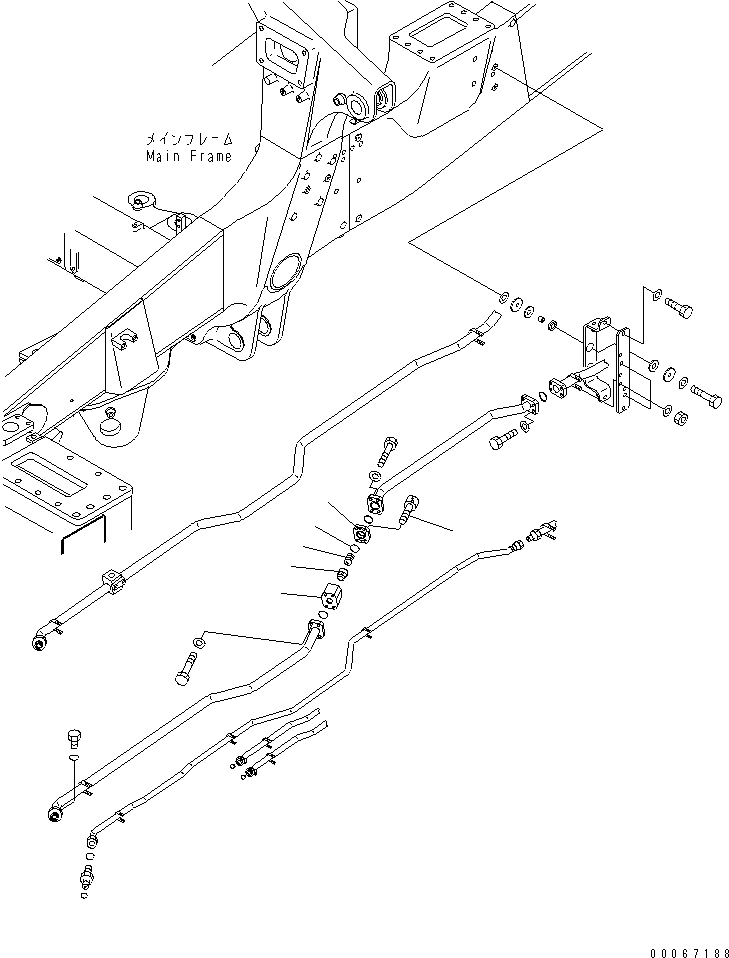 Komatsu parts book diagram for HD465-7R S/N 15001-15351 (W/O EGR): HYDRAULIC TANK (CHECK VALVE)(#15025-)