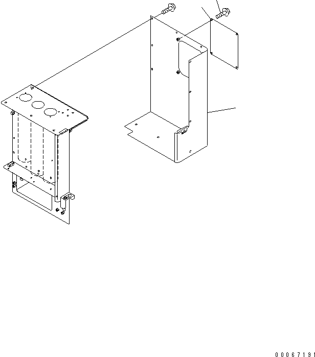 Komatsu parts book diagram for HD465-7R S/N 15001-15351 (W/O EGR): ACCUMULATOR COVER(#15025-)