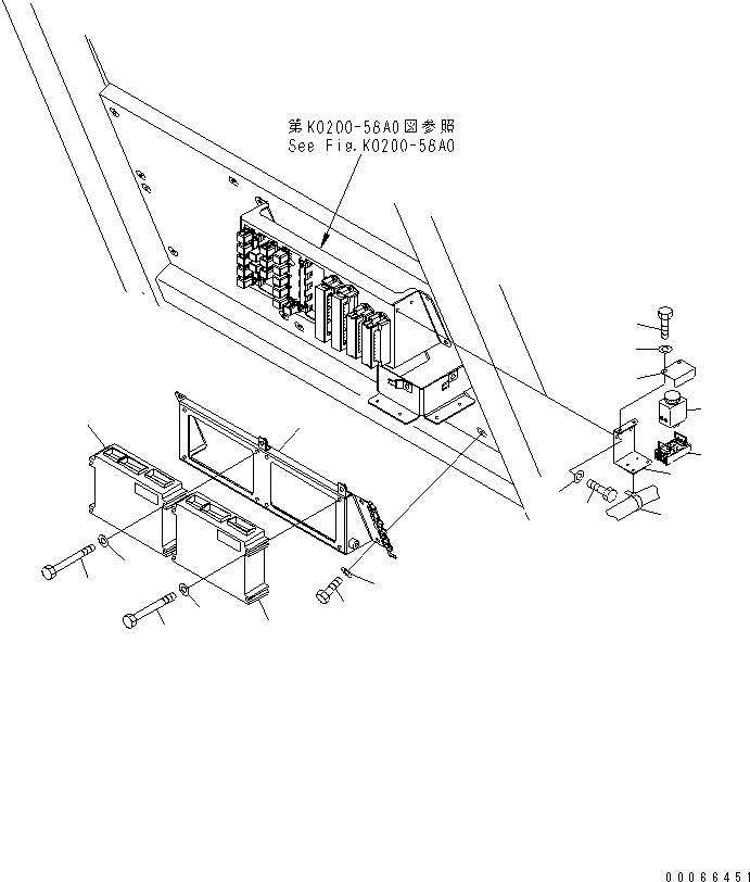 Komatsu parts book diagram for HD465-7R S/N 15001-15351 (W/O EGR): FLOOR (CONTROLLER) (WITH EMERGENCY STEERING TIMER)(#15001-15079)