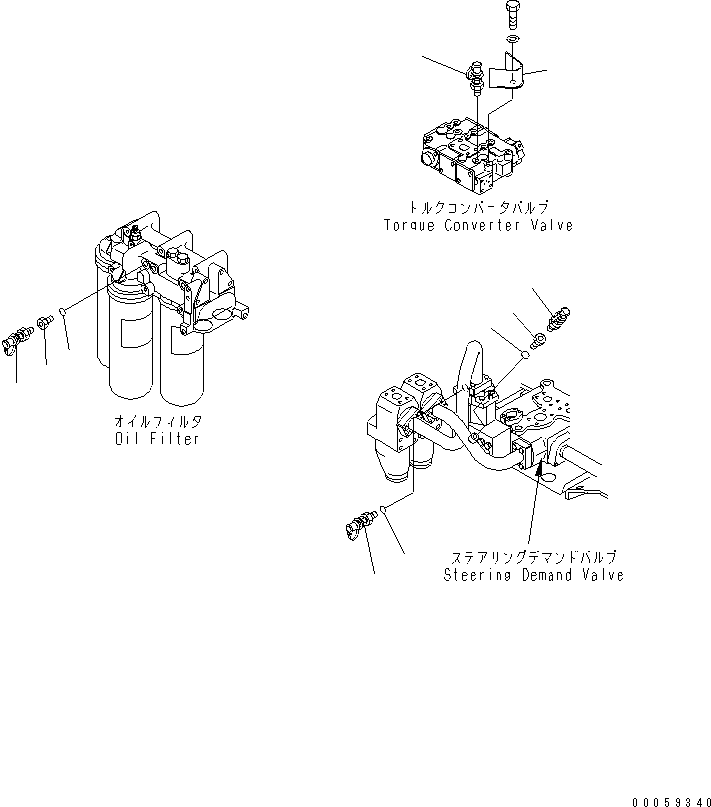 Komatsu parts book diagram for HD465-7R S/N 15001-15351 (W/O EGR): PM2 SERVICE KIT(#15001-)