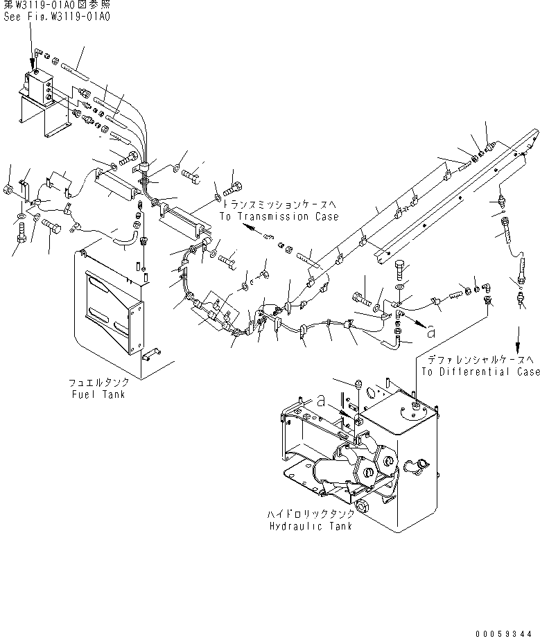 Komatsu parts book diagram for HD465-7R S/N 15001-15351 (W/O EGR): SAND PROTECTION (2/2) (SANDY AND DUSTY SPEC.)(#15001-)