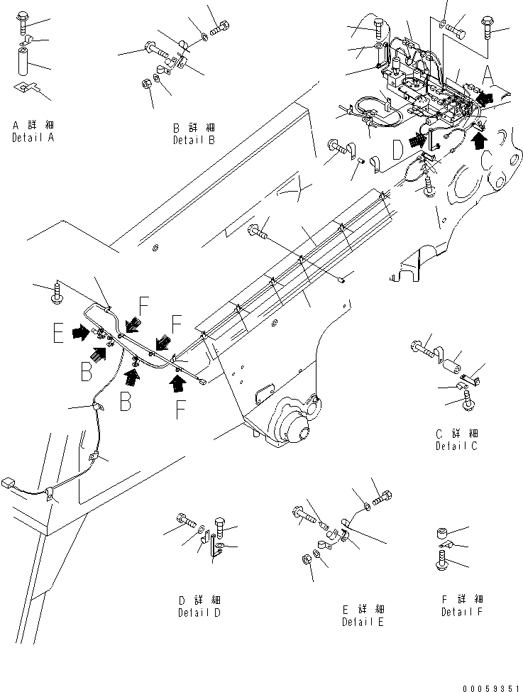 Komatsu parts book diagram for HD465-7R S/N 15001-15351 (W/O EGR): ASR CHASSIS (ELECTRICAL SYSTEM)(#15001-15024)
