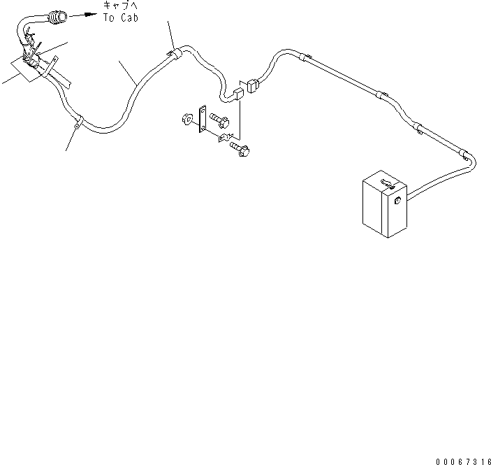 Komatsu parts book diagram for HD465-7R S/N 15001-15351 (W/O EGR): VEHICLE HEALTH MONITORING SYSTEM (ELECTRICAL WIRING ? 2/2)(#15025-)