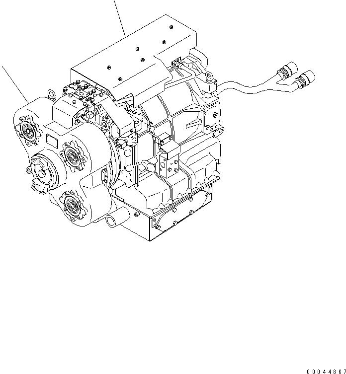 Dump Trucks Komatsu / HD605-7R S/N 15001-15351 (W/O EGR)(hd605-1c) / TORQUE FLOW ASS