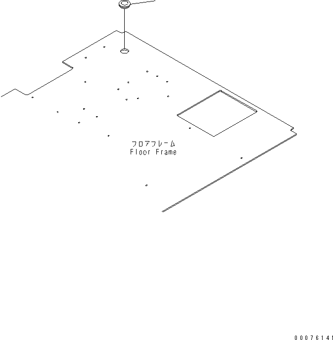 Dump Trucks Komatsu / HD605-7R S/N 15001-15351 (W/O EGR)(hd605-1c) / FLOOR (VHMS LESS PARTS)(#15001-)(270760 : K0200-69A0)