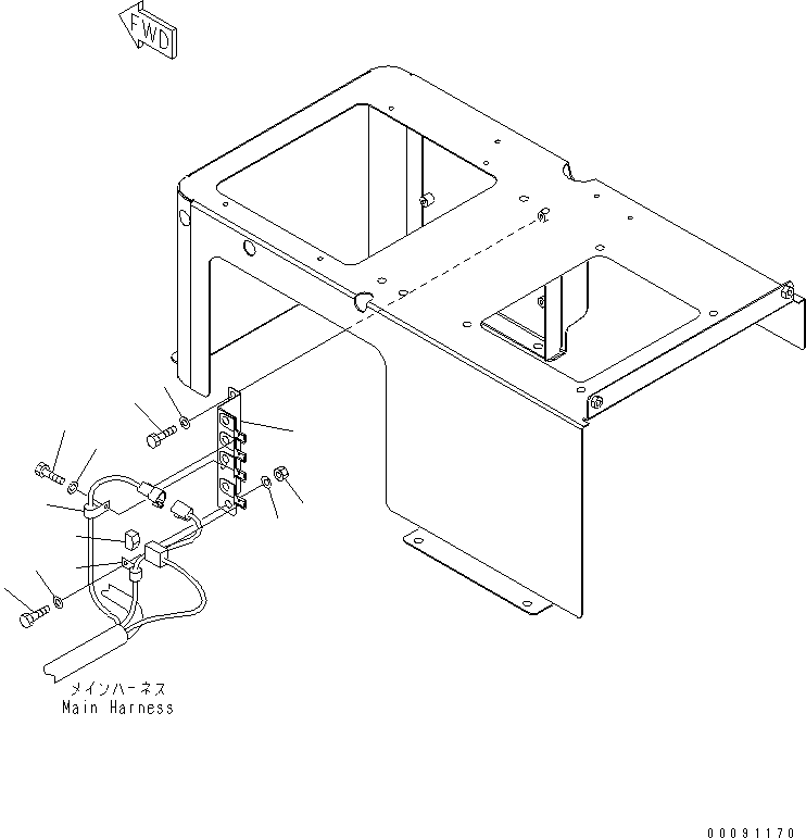 Dump Trucks Komatsu / HD605-7R S/N 15001-15351 (W/O EGR)(hd605-1c) / FLOOR (ENGINE PRE-LUBRICATION SYSTEM LESS)(#15337-)(270830 : K0200-74A0)