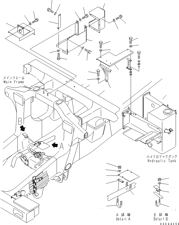 Dump Trucks Komatsu / HD605-7R S/N 15001-15351 (W/O EGR)(hd605-1c) / FIRE PROTECTION (WITH MUFFLER)(#15001-15024)(330300 : M3150-01A1)