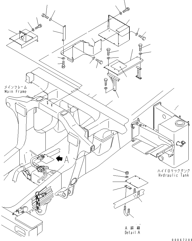 Dump Trucks Komatsu / HD605-7R S/N 15001-15351 (W/O EGR)(hd605-1c) / FIRE PROTECTION (WITH EXHAUST BOX)(#15025-)(330340 : M3150-01B2)