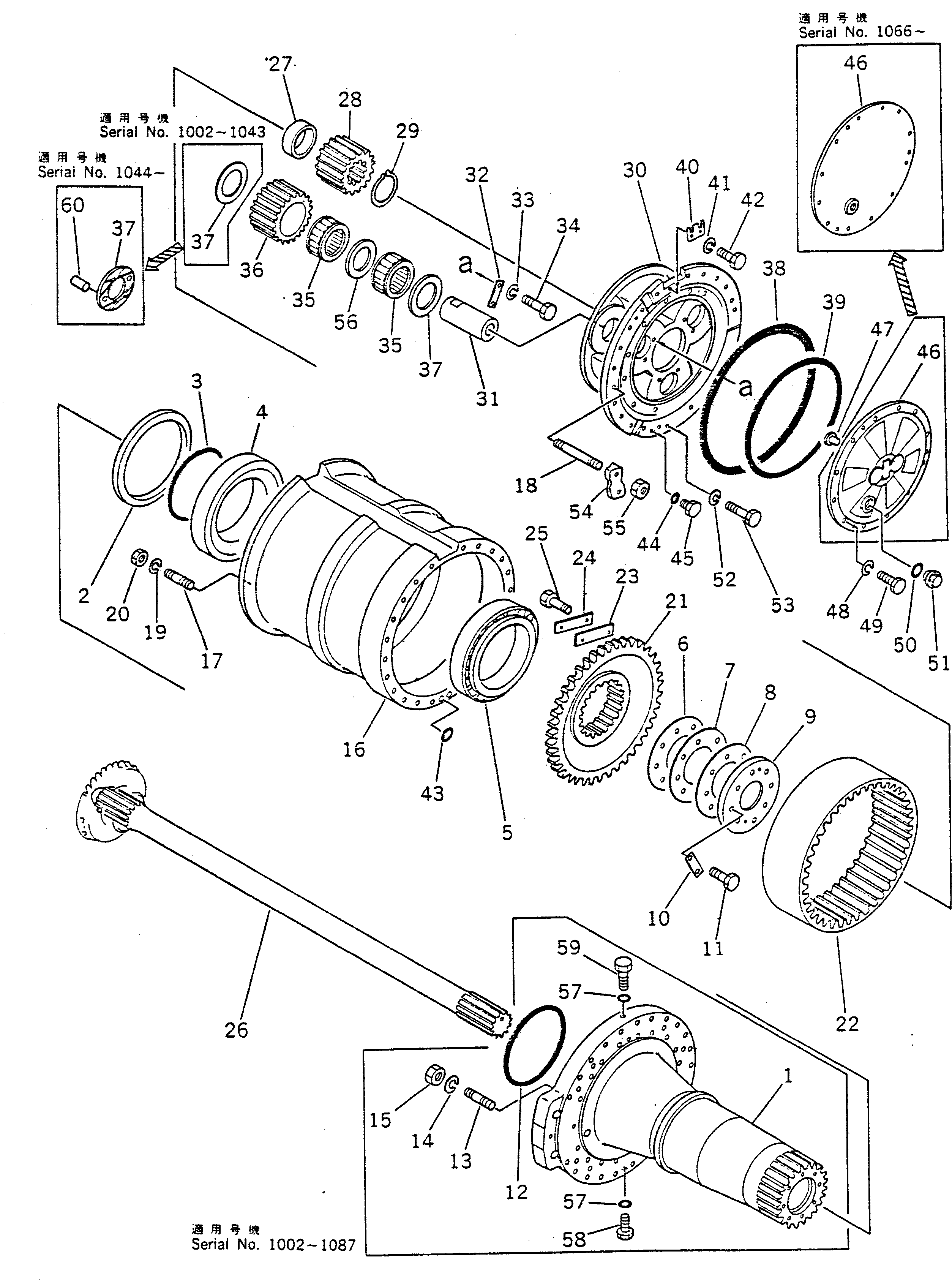 Dump Trucks Komatsu / HD680-2 S/N 1002-UP(hd680-2c) / FINAL DRIVE(090030 : 312)