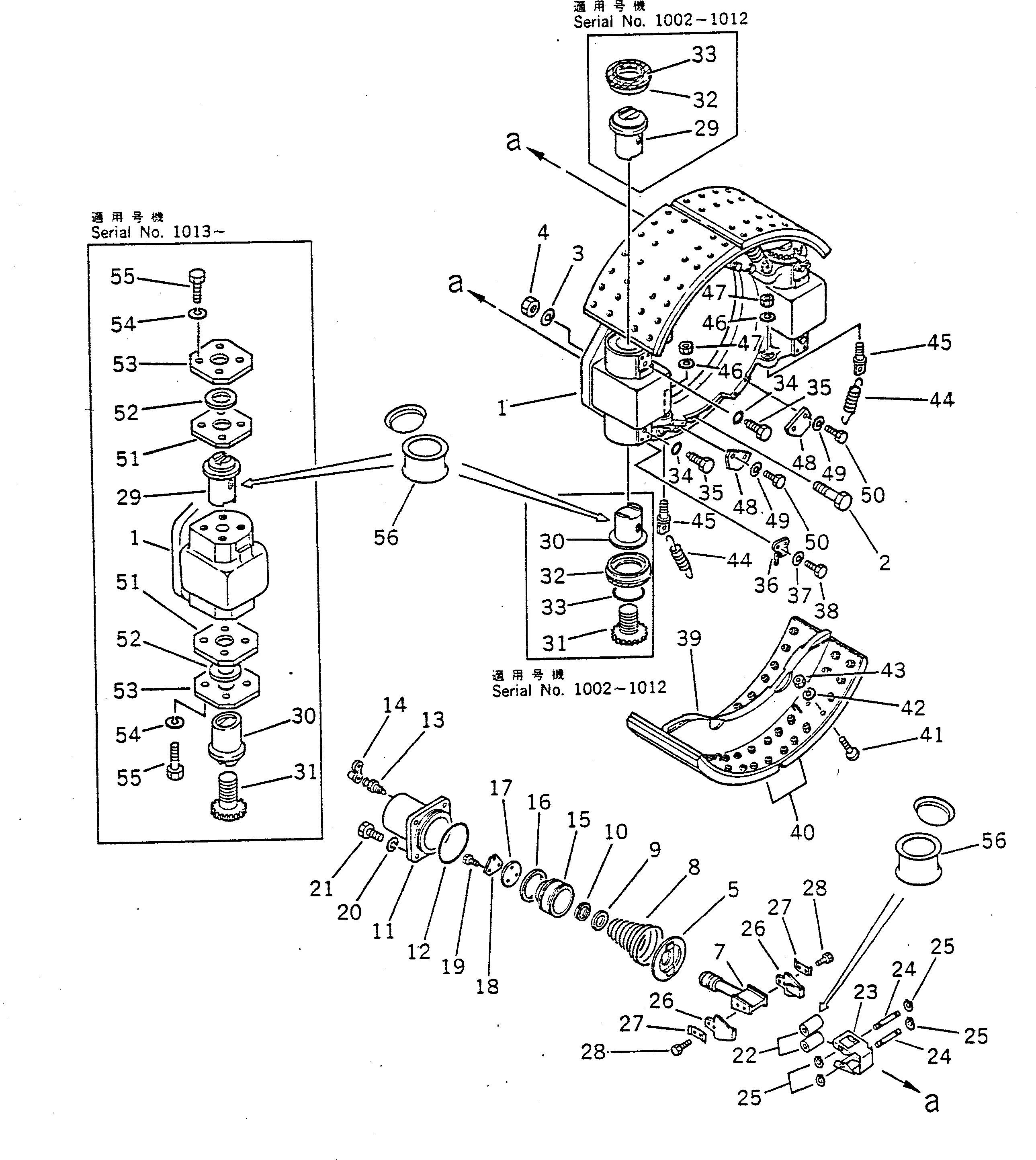 Dump Trucks Komatsu / HD680-2 S/N 1002-UP(hd680-2c) / FRONT BRAKE(090070 : 331)
