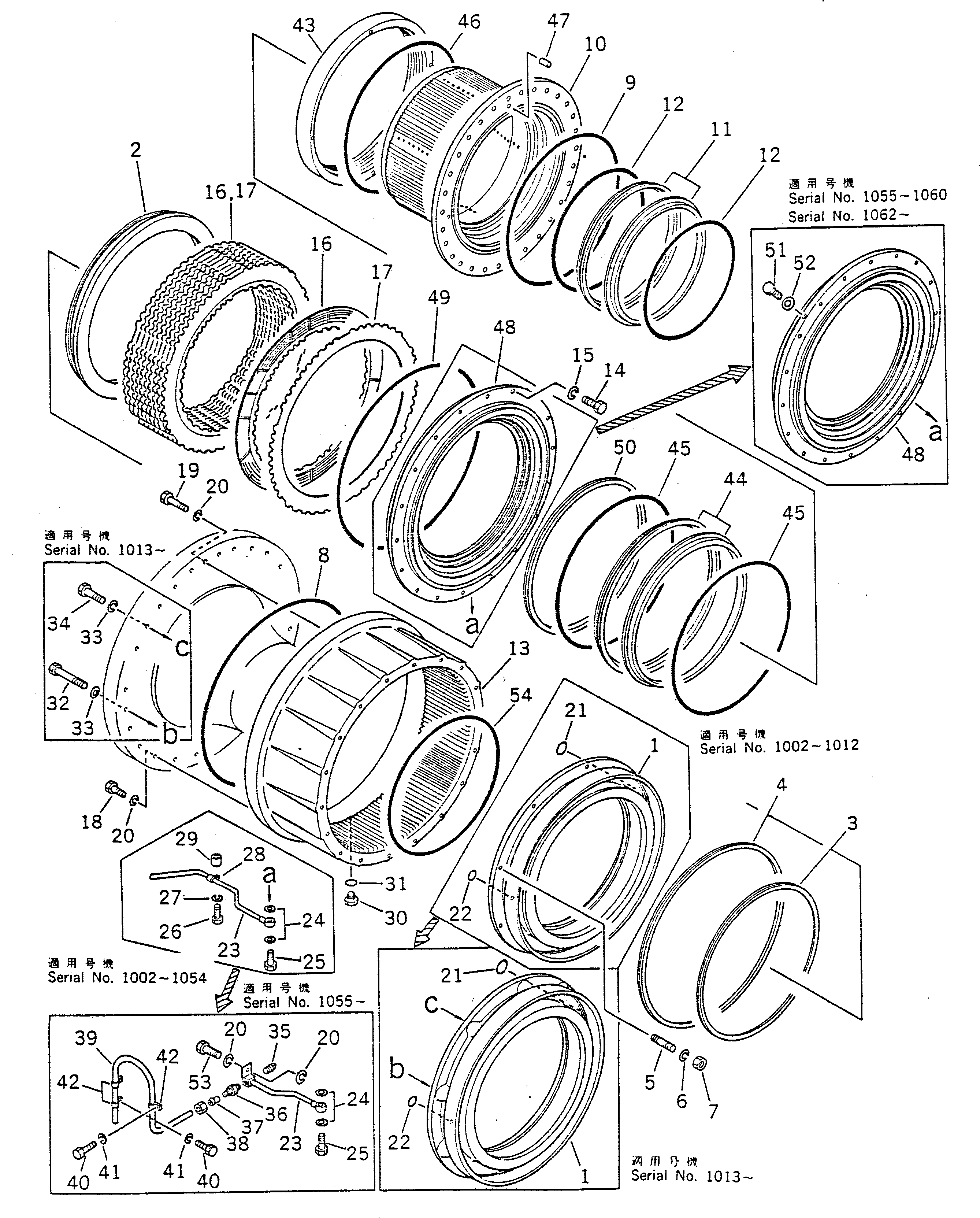 Dump Trucks Komatsu / HD680-2 S/N 1002-UP(hd680-2c) / REAR BRAKE(#1002-1087)(090080 : 332)