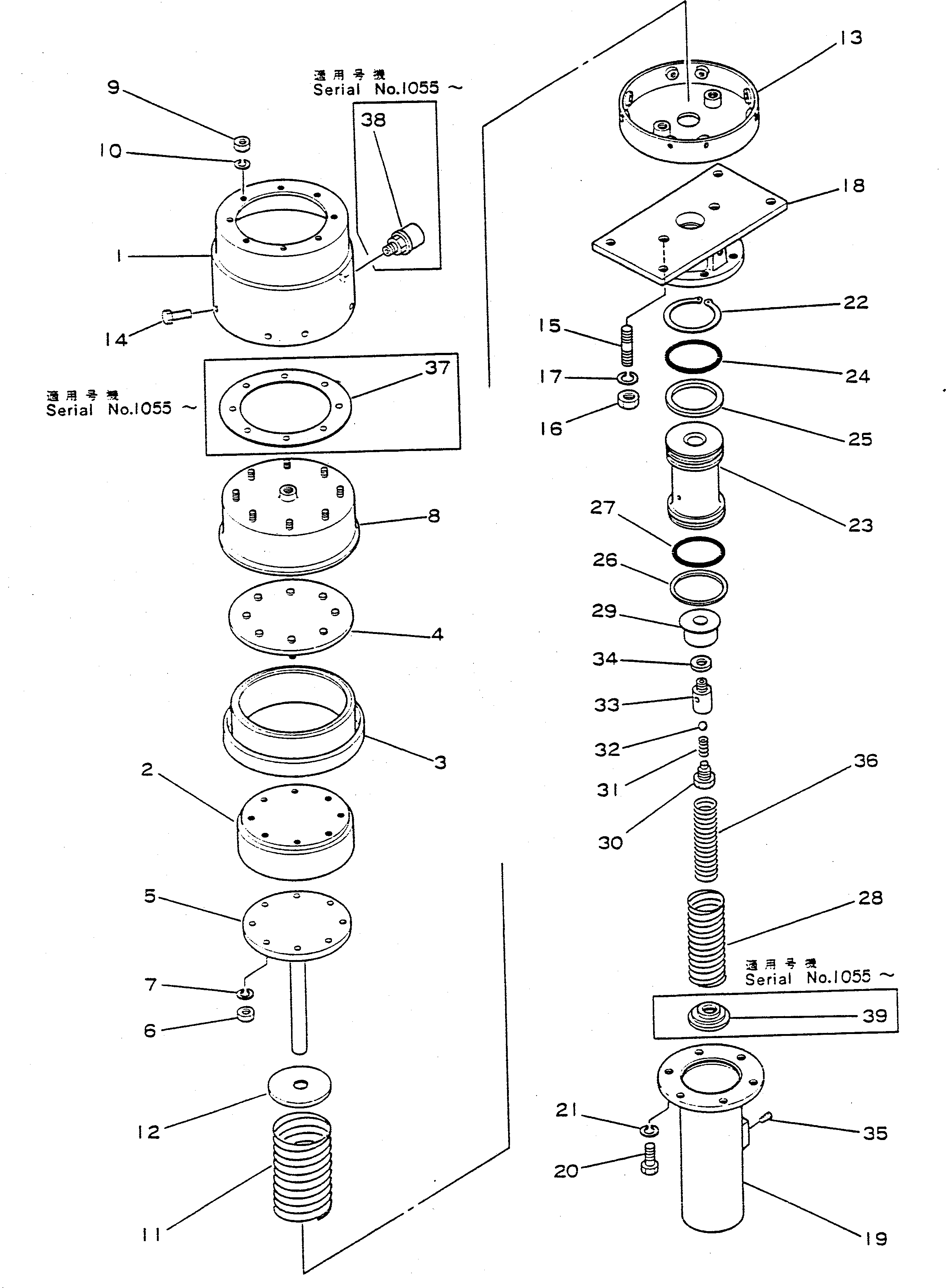 Dump Trucks Komatsu / HD680-2 S/N 1002-UP(hd680-2c) / REAR BRAKE CHAMBER(090150 : 343)
