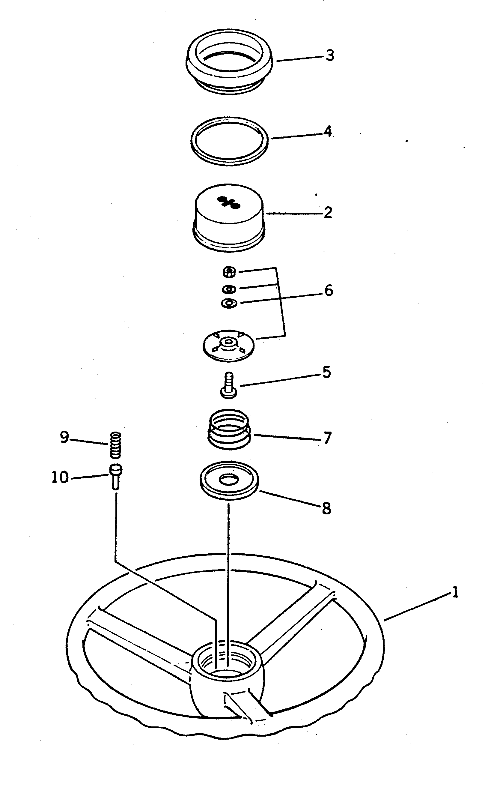 Dump Trucks Komatsu / HD680-2 S/N 1002-UP(hd680-2c) / STEERING WHEEL(#1002-1054)(120020 : 412)