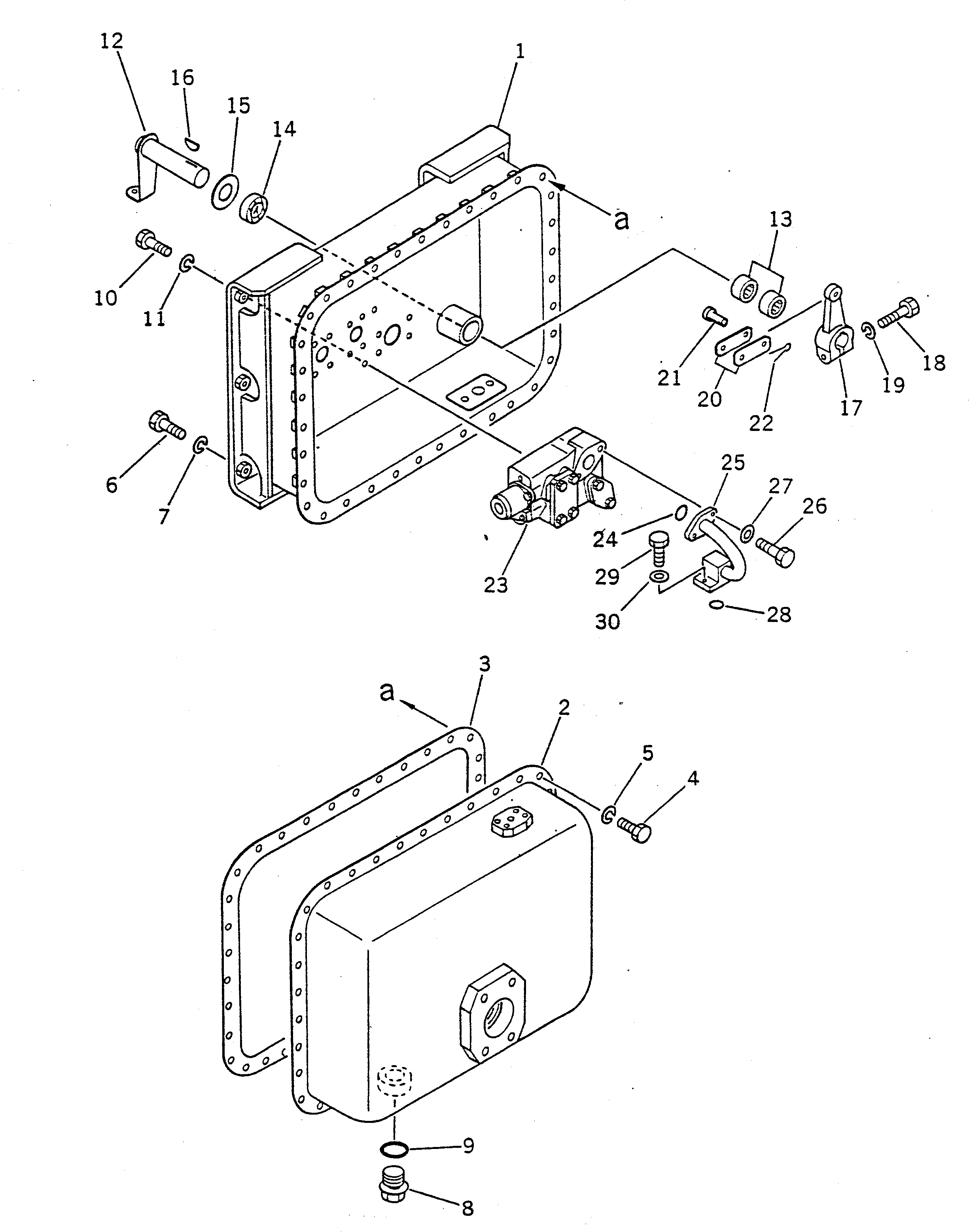 Dump Trucks Komatsu / HD680-2 S/N 1002-UP(hd680-2c) / STEERING TANK(#1079-)(120080 : 421A)