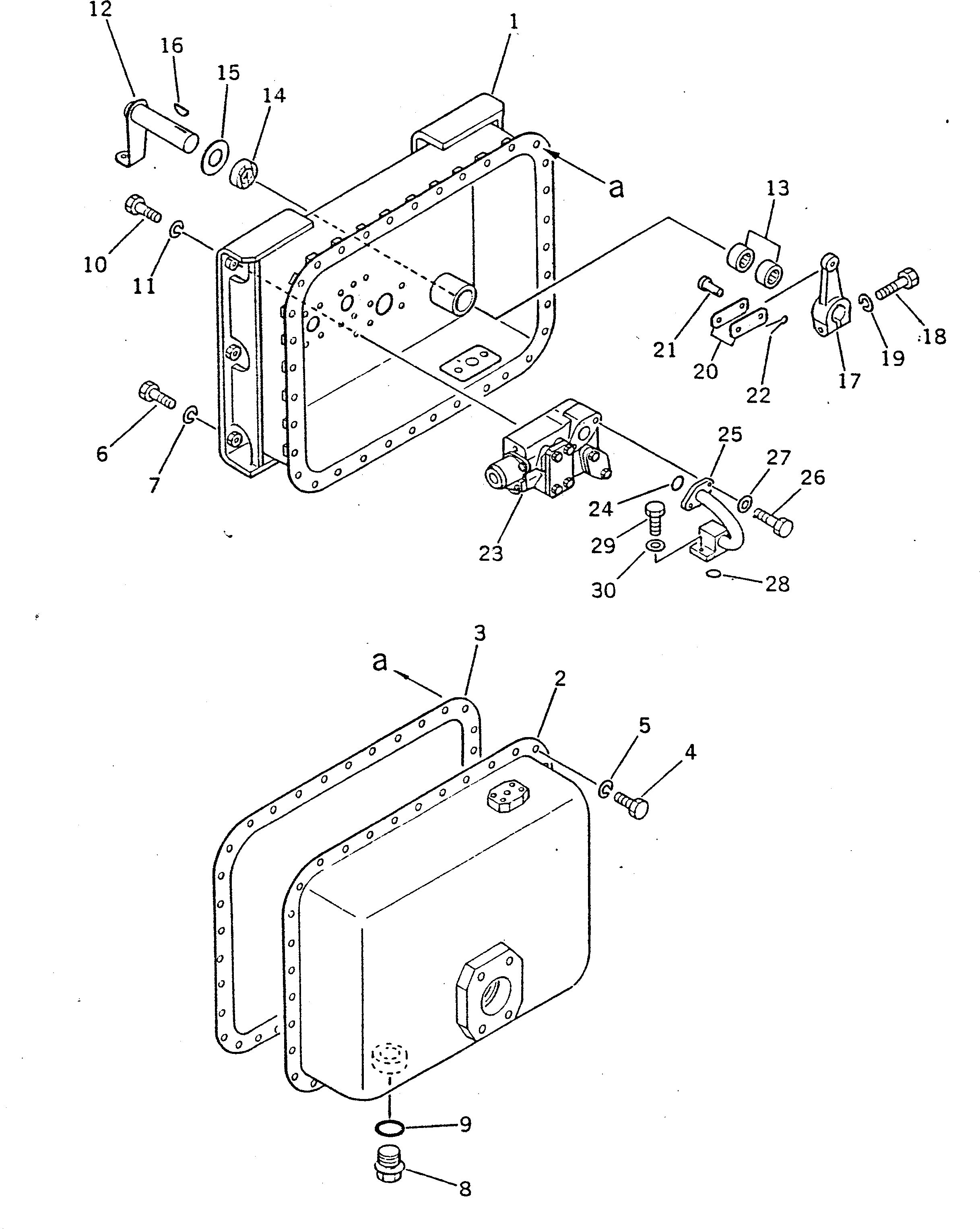 Dump Trucks Komatsu / HD680-2 S/N 1002-UP(hd680-2c) / STEERING TANK (FOR -40C SPEC.)(#1065-)(120090 : 421B)