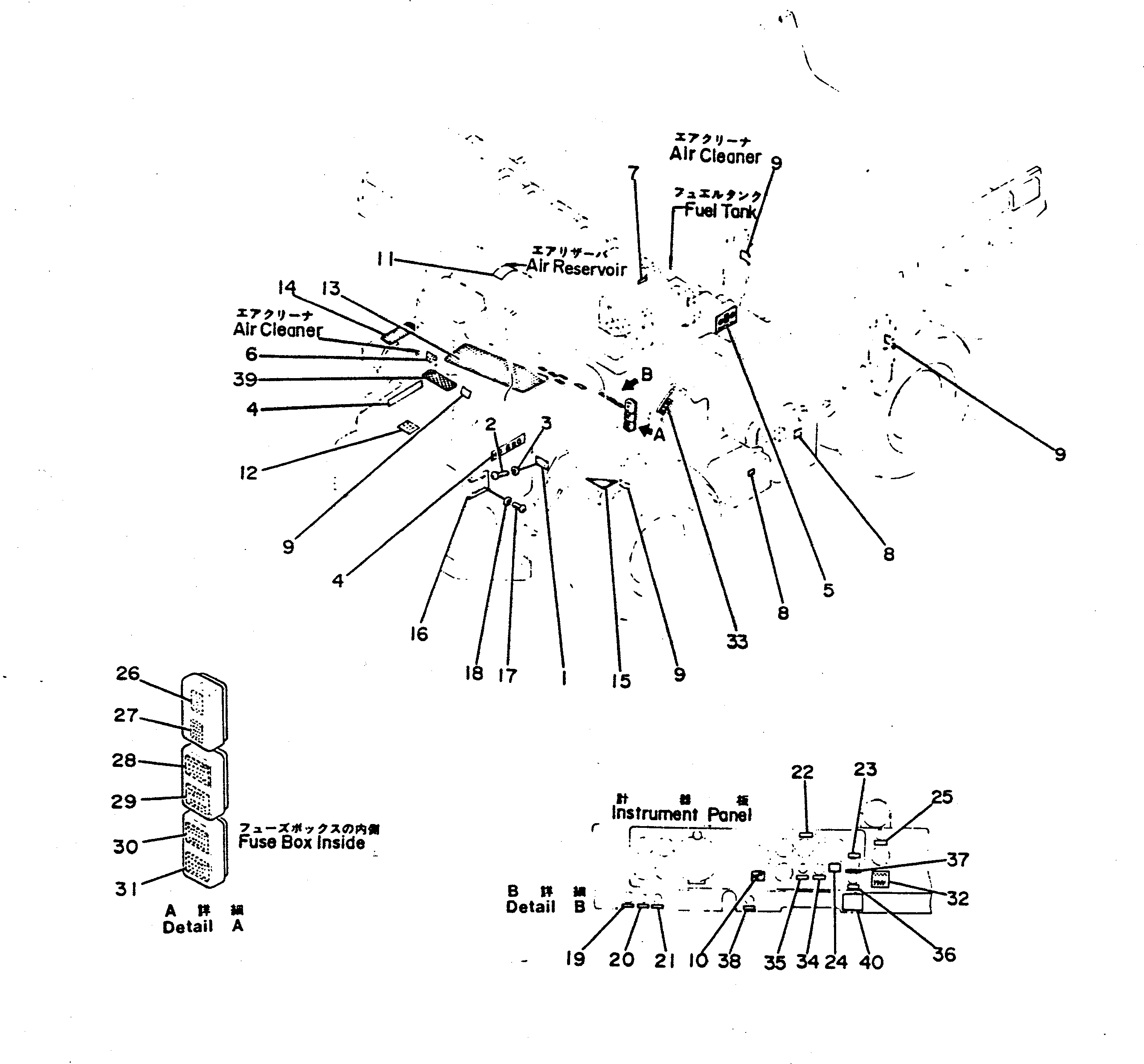 Dump Trucks Komatsu / HD680-2 S/N 1002-UP(hd680-2c) / DECAL AND FOOT RUBBER MAT(#1002-1054)(150190 : 551)