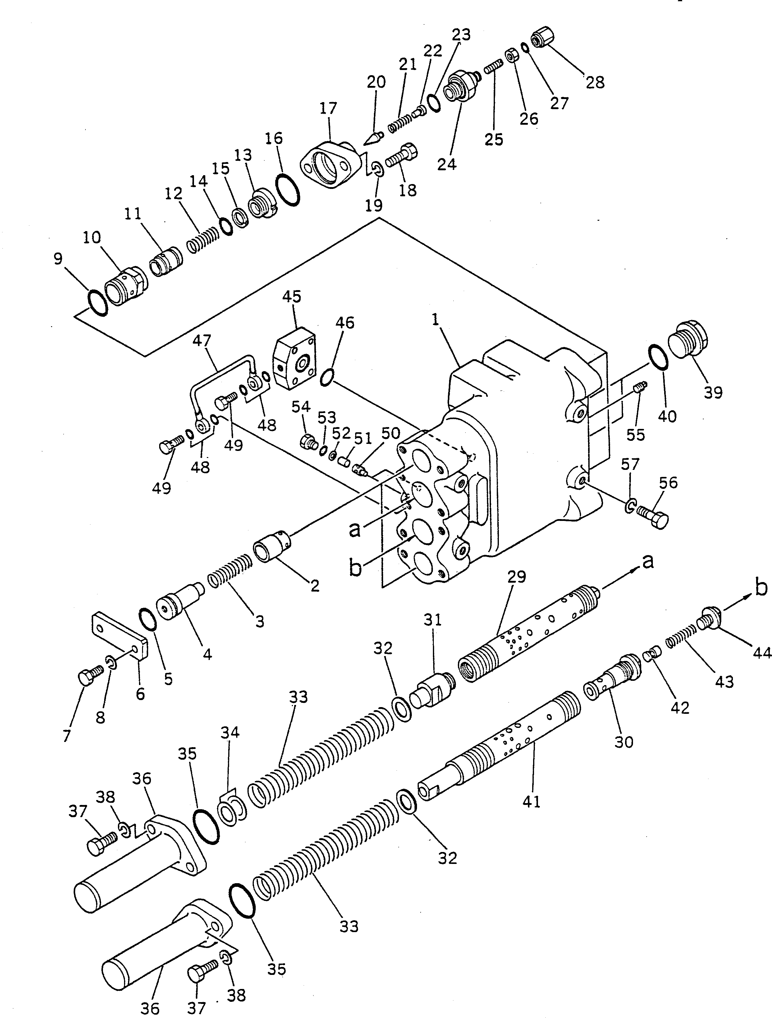 Dump Trucks Komatsu / HD680-2 S/N 1002-UP(hd680-2c) / REAR DEMAND VALVE(#1055-)(180130 : 624)