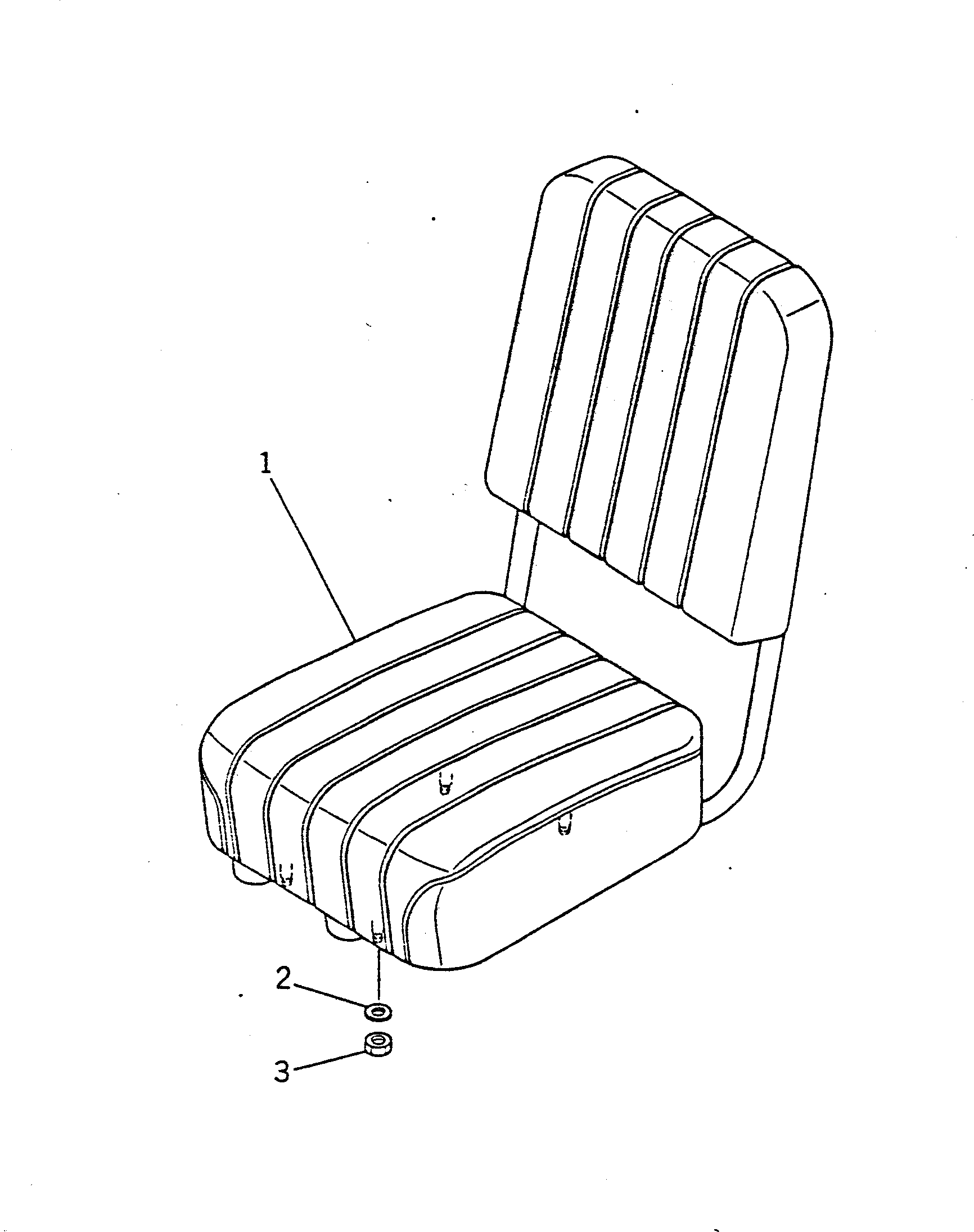 Dump Trucks Komatsu / HD680-2 S/N 1002-UP(hd680-2c) / AUXILIARY SEAT(#1104-)(240020 : 831A)