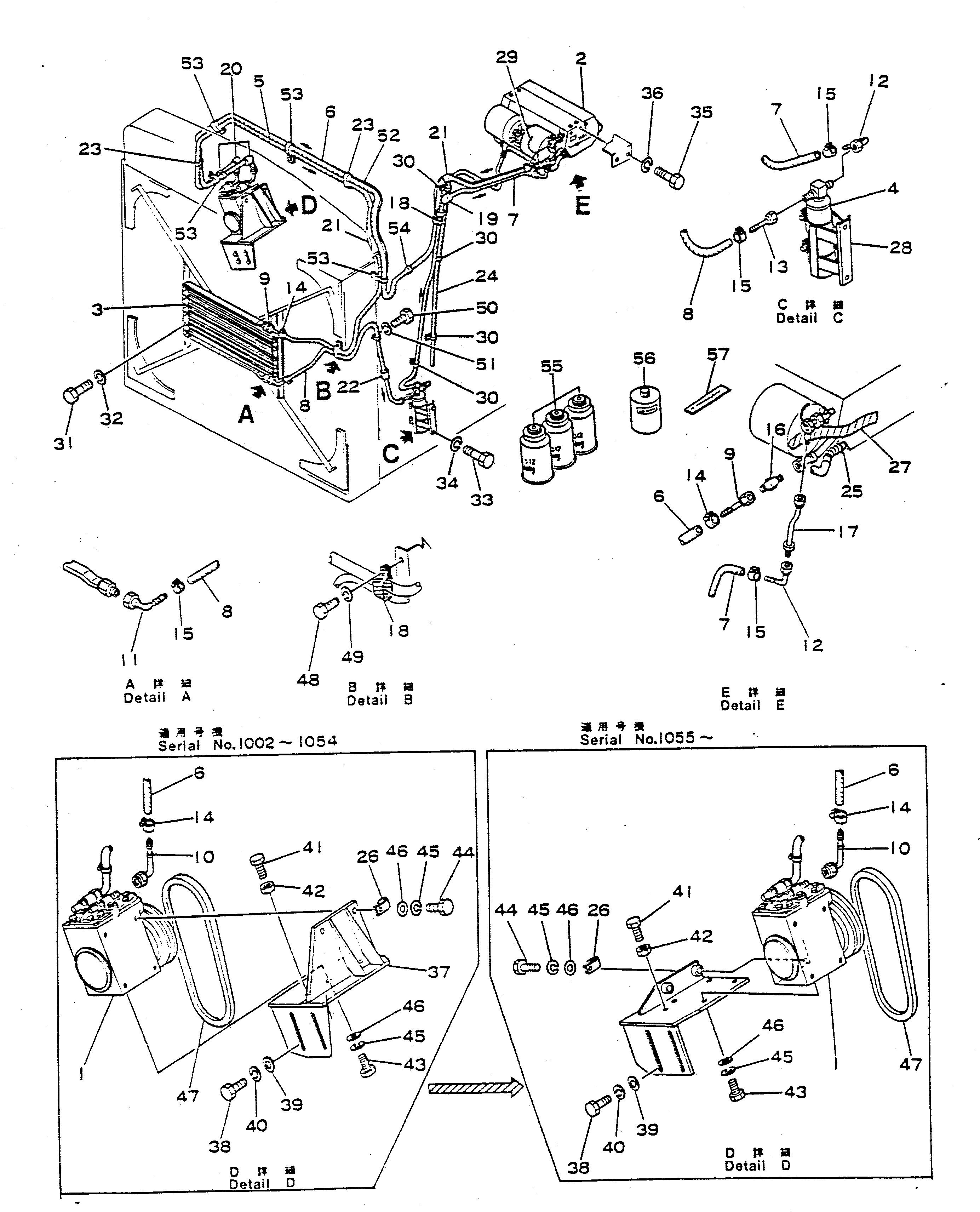 Dump Trucks Komatsu / HD680-2 S/N 1002-UP(hd680-2c) / CAR COOLER(240230 : 851)