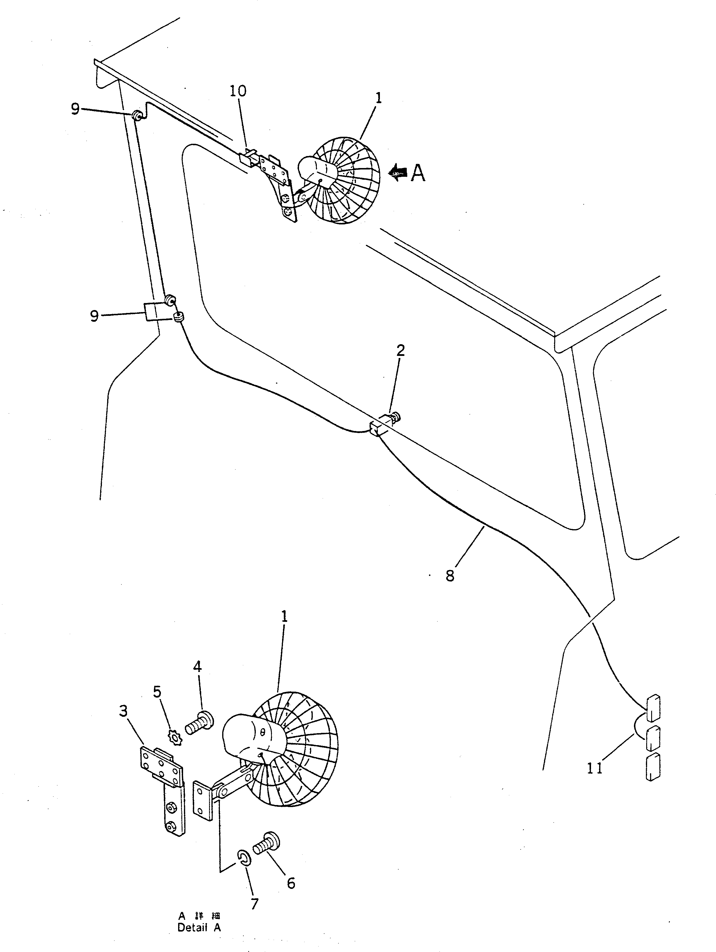 Dump Trucks Komatsu / HD680-2 S/N 1002-UP(hd680-2c) / WIND FAN(240240 : 852)