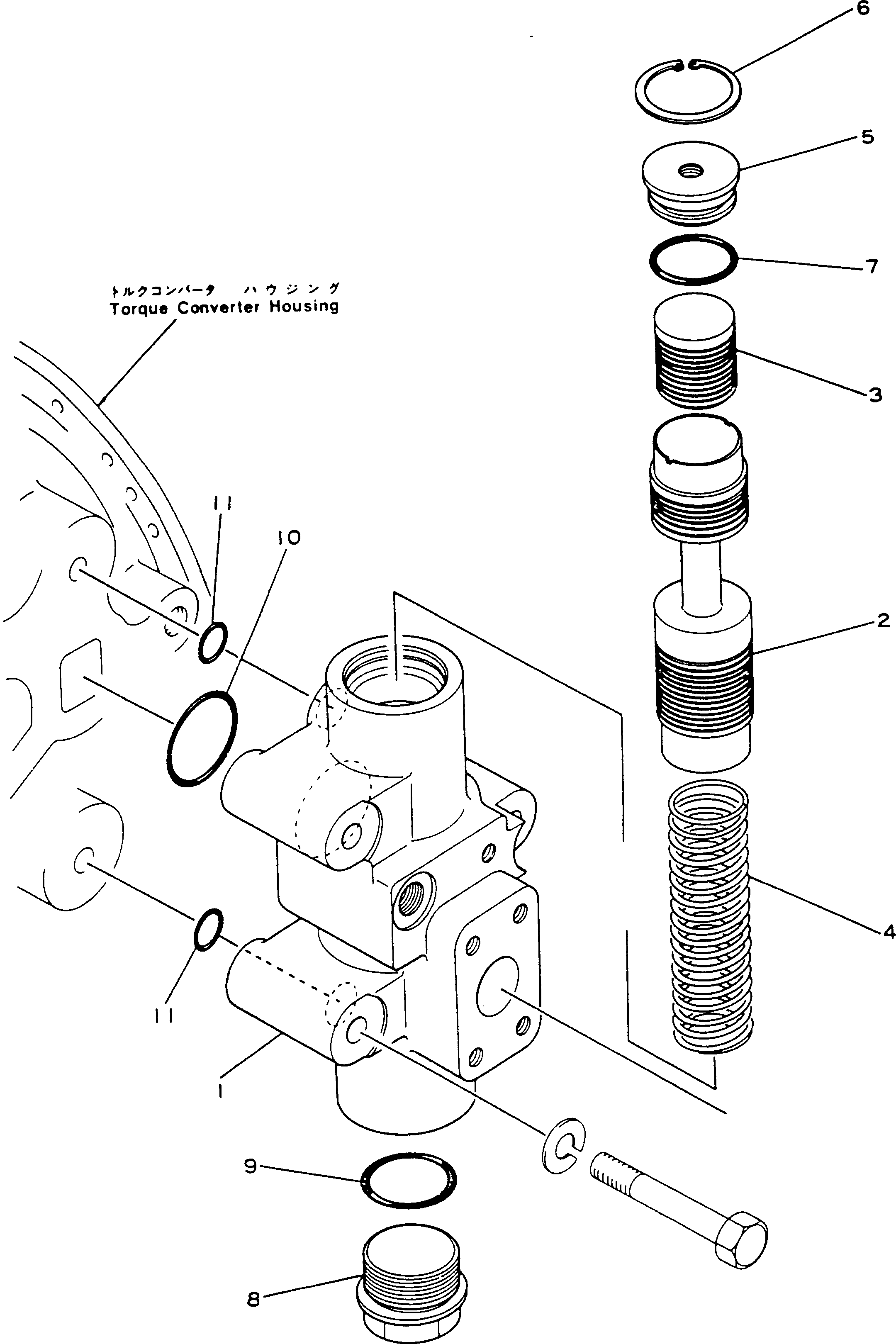 Dump Trucks Komatsu / HD785-1S S/N 1002-UP(hd785-0r) / PRESSURE REGULATOR VALVE(060070 : 231)