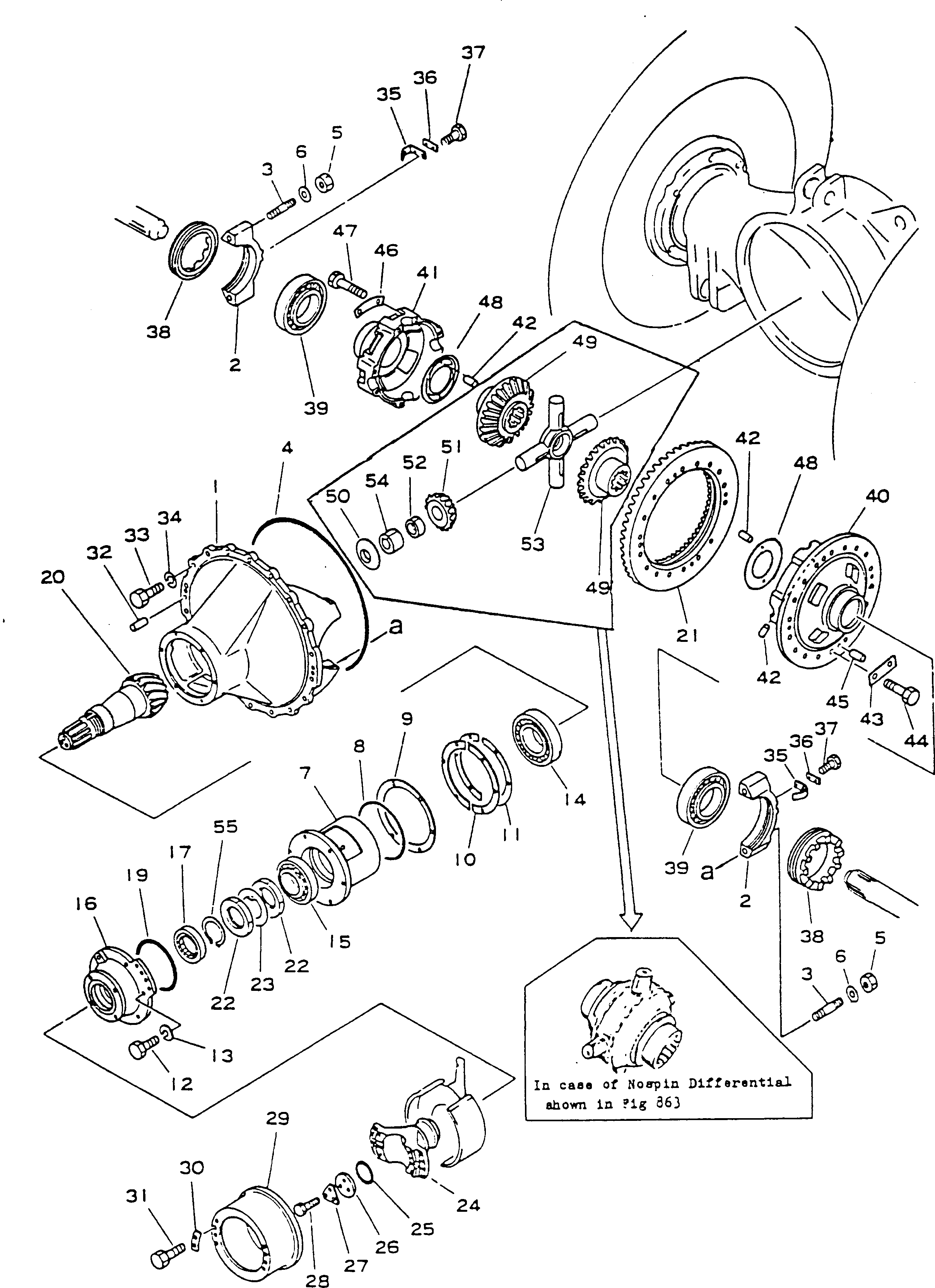 Dump Trucks Komatsu / HD785-1S S/N 1002-UP(hd785-0r) / DIFFERENTIAL(090020 : 311)