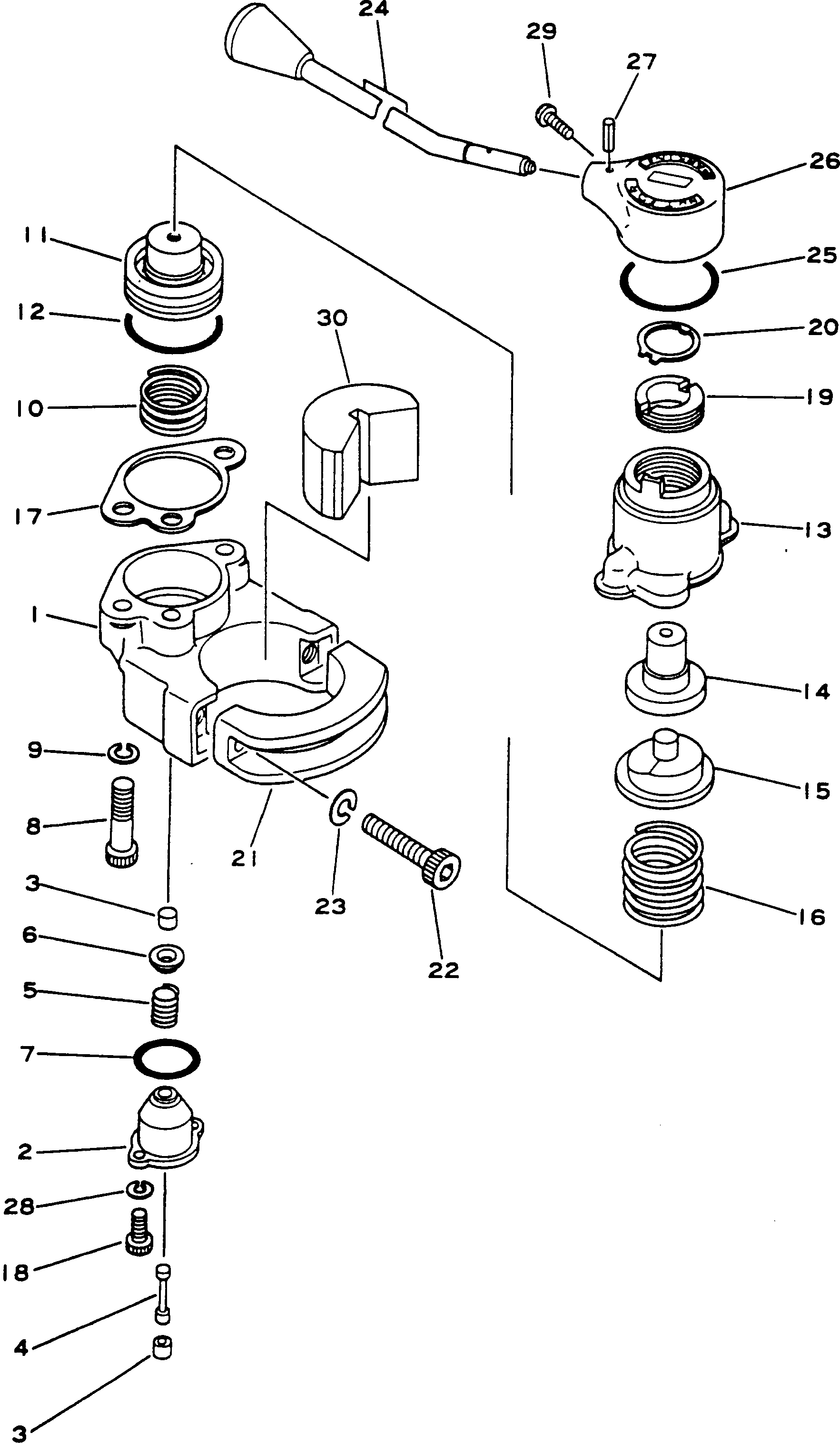 Dump Trucks Komatsu / HD785-1S S/N 1002-UP(hd785-0r) / HAND BRAKE VALVE(090140 : 344)