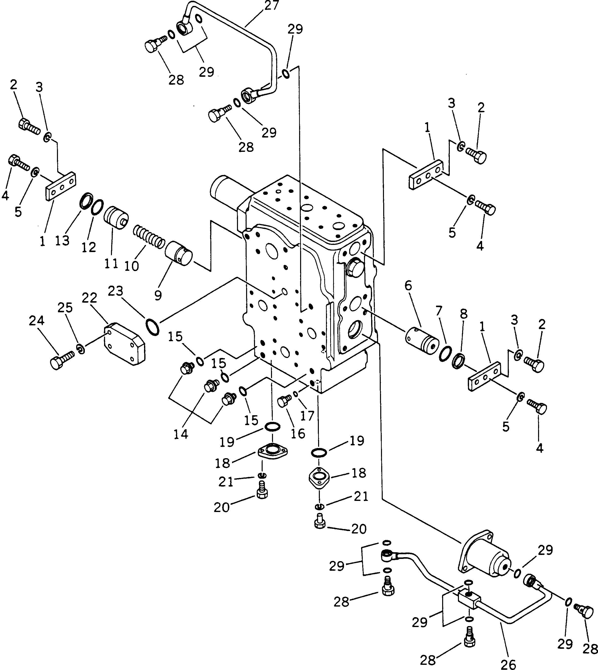 Dump Trucks Komatsu / HD785-1S S/N 1002-UP(hd785-0r) / STEERING DEMAND VALVE (1/3)(120080 : 431)