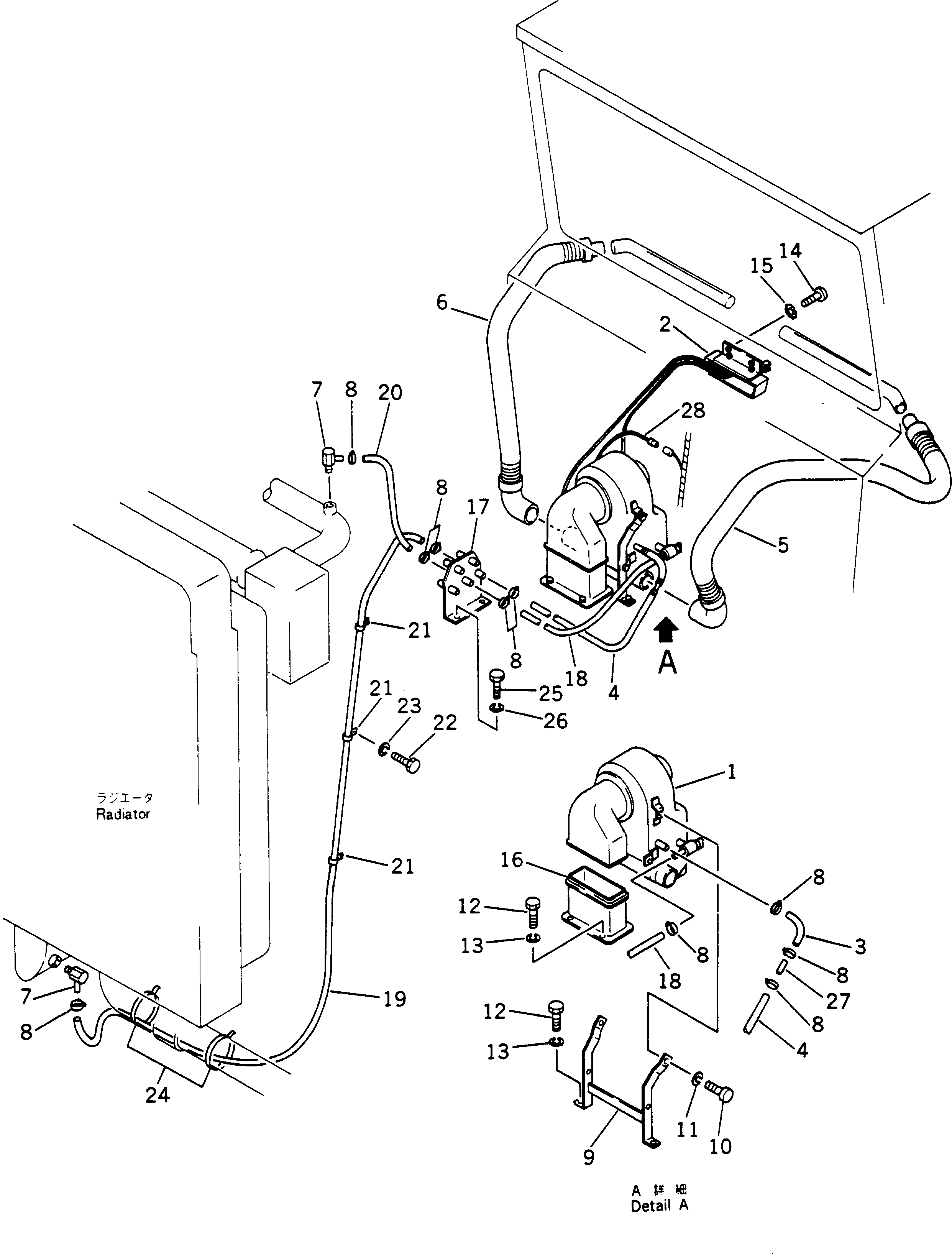 Dump Trucks Komatsu / HD785-1S S/N 1002-UP(hd785-0r) / CAR HEATER(180220 : 674)