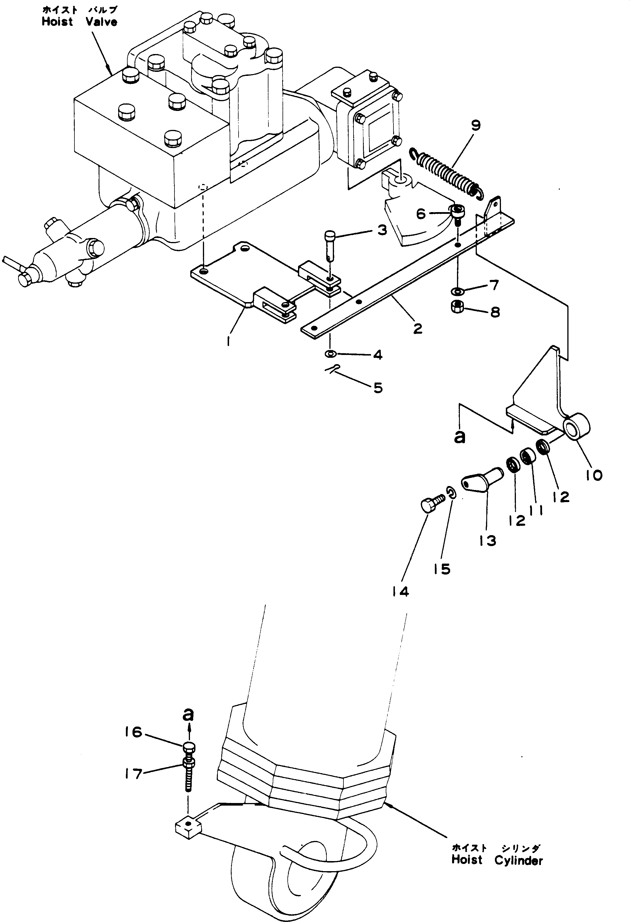Dump Trucks Komatsu / HD785-1S S/N 1002-UP(hd785-0r) / BODY POSITIONER(210020 : 702)