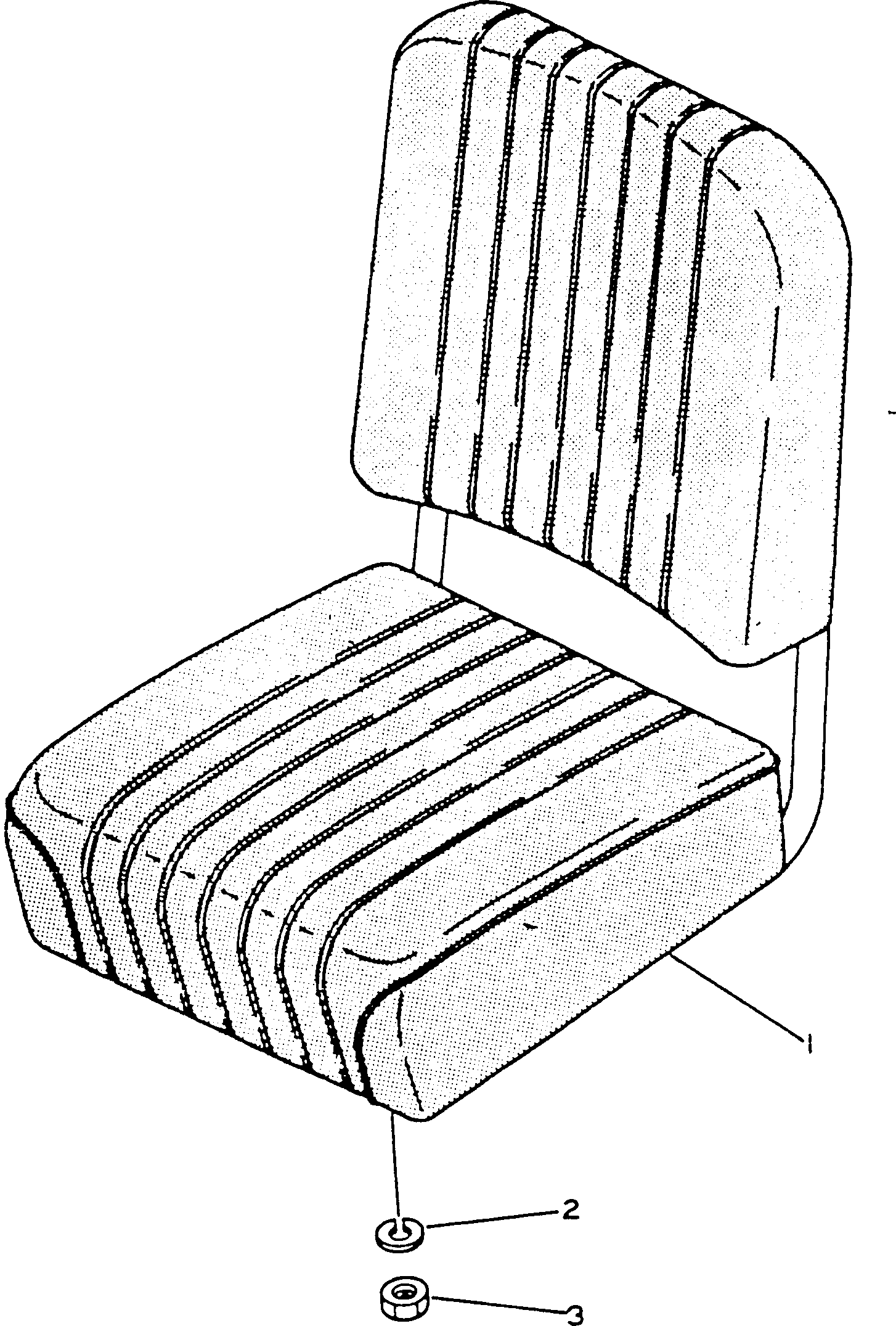 Dump Trucks Komatsu / HD785-1S S/N 1002-UP(hd785-0r) / AUXILIARY SEAT(240010 : 831)