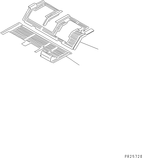 Dump Trucks Komatsu / HD785-5 S/N 4001-UP(hd785-5r) / FLOOR MAT(270530 : K0310-01A0)
