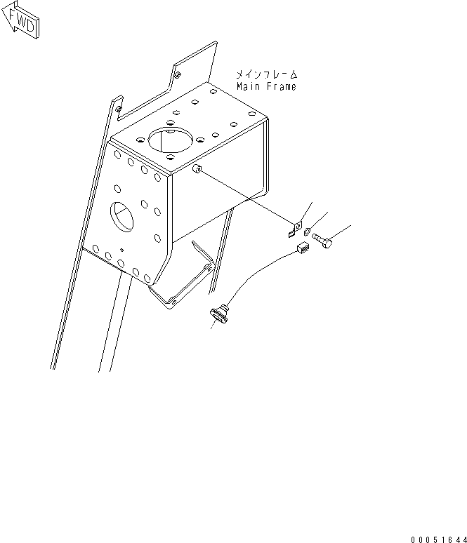 Komatsu parts book diagram for HD785-7 S/N 7001-8172: ELECTRICAL SYSTEM (CLIP ? R.H.)(#7169-)
