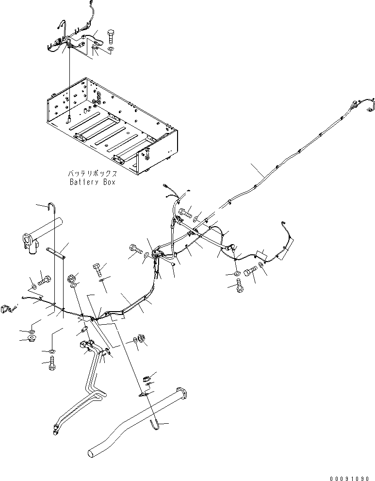 Komatsu parts book diagram for HD785-7 S/N 7001-8172: MAINTENANCE MONITOR (WIRING HARNESS)(#8184-)