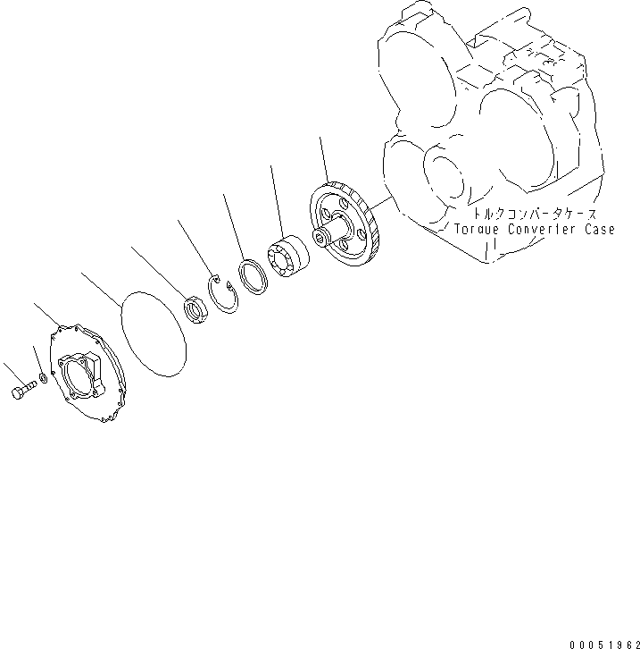 Komatsu parts book diagram for HD785-7 S/N 7001-8172: TORQUE CONVERTER (7/7) (CHARGE PUMP)(#7001-)
