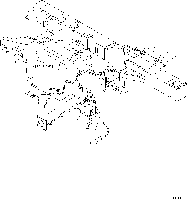 Komatsu parts book diagram for HD785-7 S/N 7001-8172: CAB WIRING(#7169-)