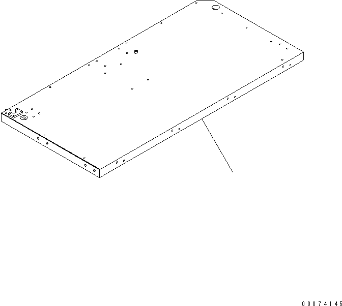 Komatsu parts book diagram for HD785-7 S/N 7001-8172: PLATFORM SUB ASS'Y (R.H.) (PLATFORM) (BATTERY ISOLATOR ? AUTO GREASE AND BEACON LAMP)(#7169-)