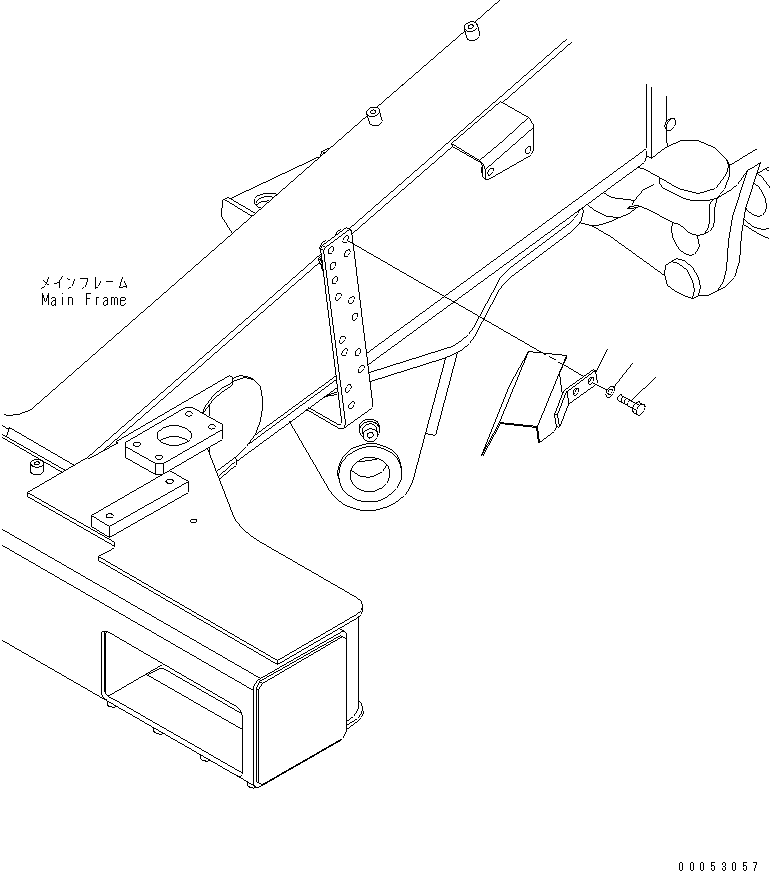 Komatsu parts book diagram for HD785-7 S/N 7001-8172: FIRE PROTECTION (STEERING PIPING PROTECTION) (WITHOUT SIDE COVER)(#7001-7168)