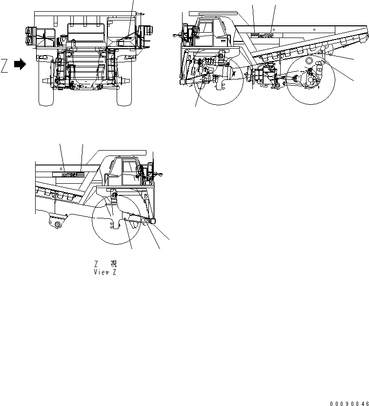 Komatsu parts book diagram for HD785-7 S/N 7001-8172: NAME PLATE UNIT (1/2) (EU SAFETY REGULATION)(#8159-)