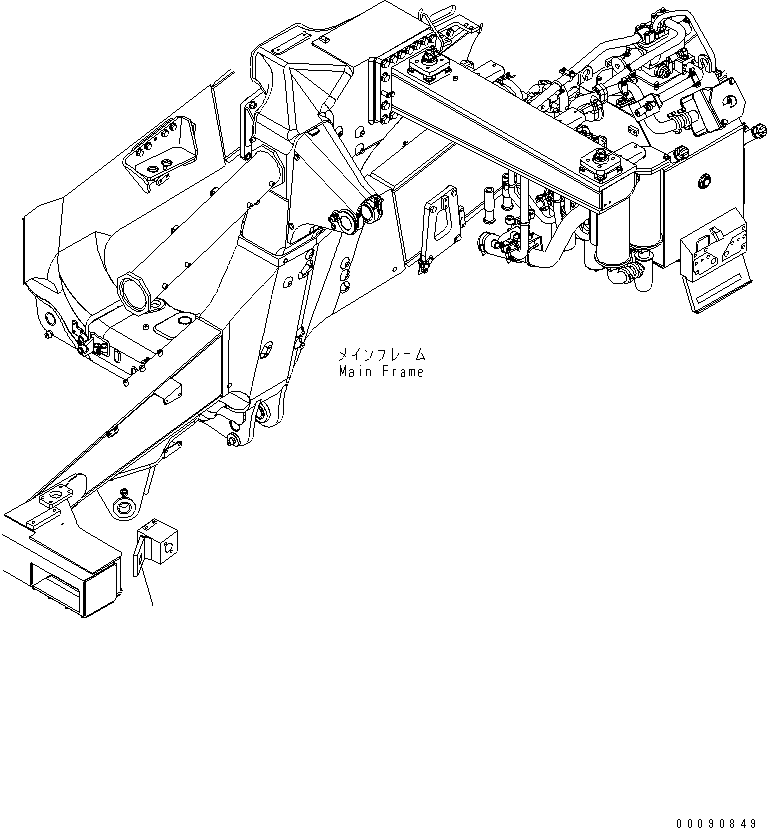 Komatsu parts book diagram for HD785-7 S/N 7001-8172: MARK AND PLATE (OIL QUICK CHARGE) (EU SAFETY REGULATION)(#8159-)