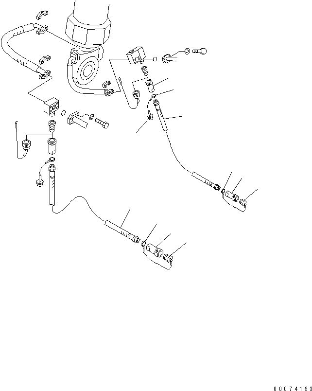 Komatsu parts book diagram for HD785-7 S/N 7001-8172: BUDDY SYSTEM(#7169-)