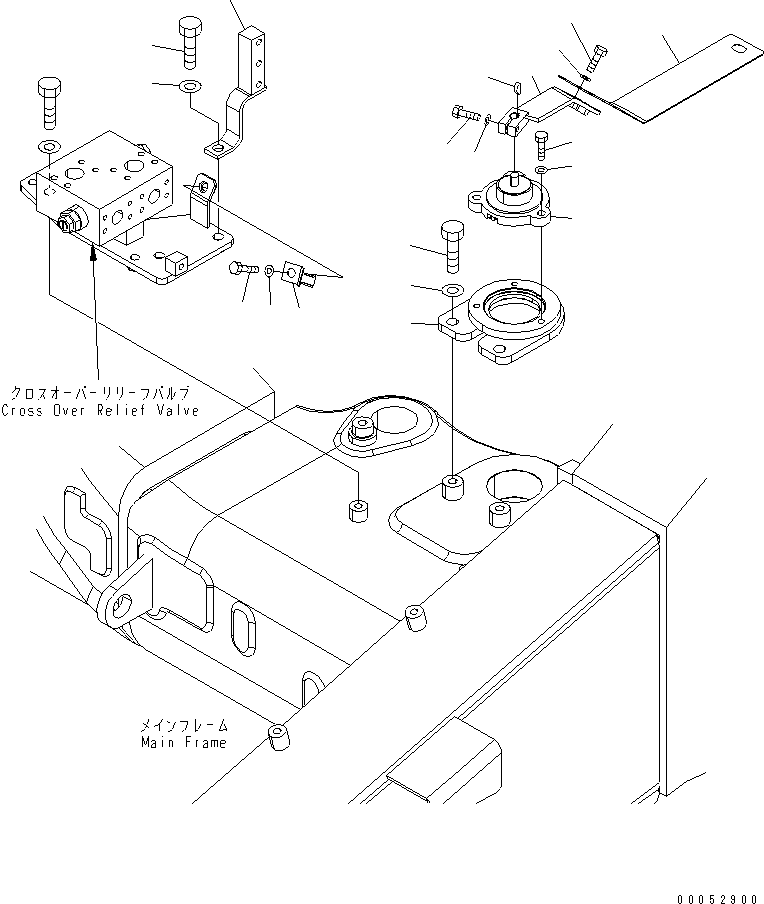Komatsu parts book diagram for HD785-7 S/N 7001-8172: ABS/ASR CHASSIS (STEERING SENSOR)(#7169-)