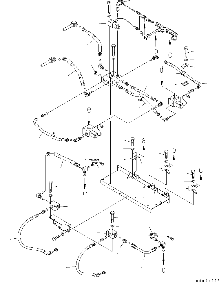 Komatsu parts book diagram for HD785-7 S/N 7001-8172: ABS/ASR CHASSIS (VALVE) (2/2)(#7169-)